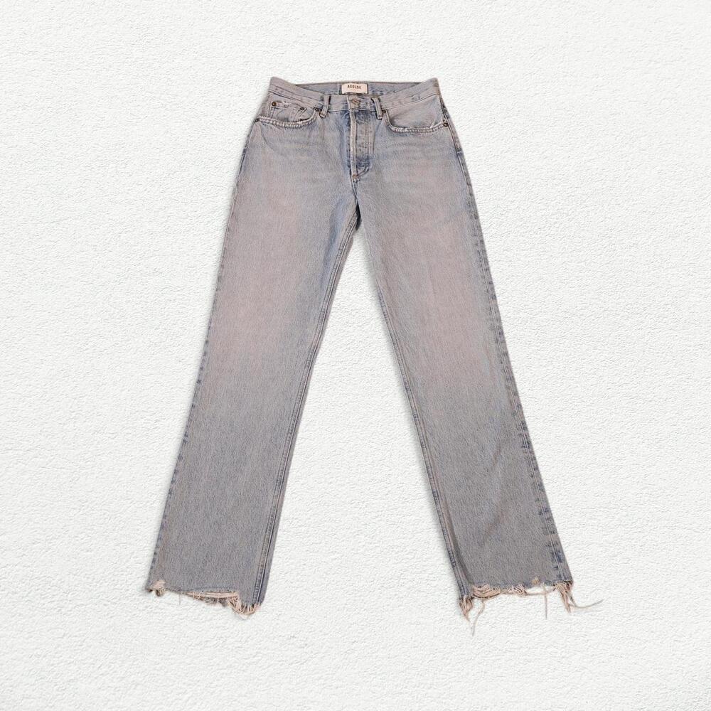 AGOLDE Denim Lana Jeans in Curio Blue